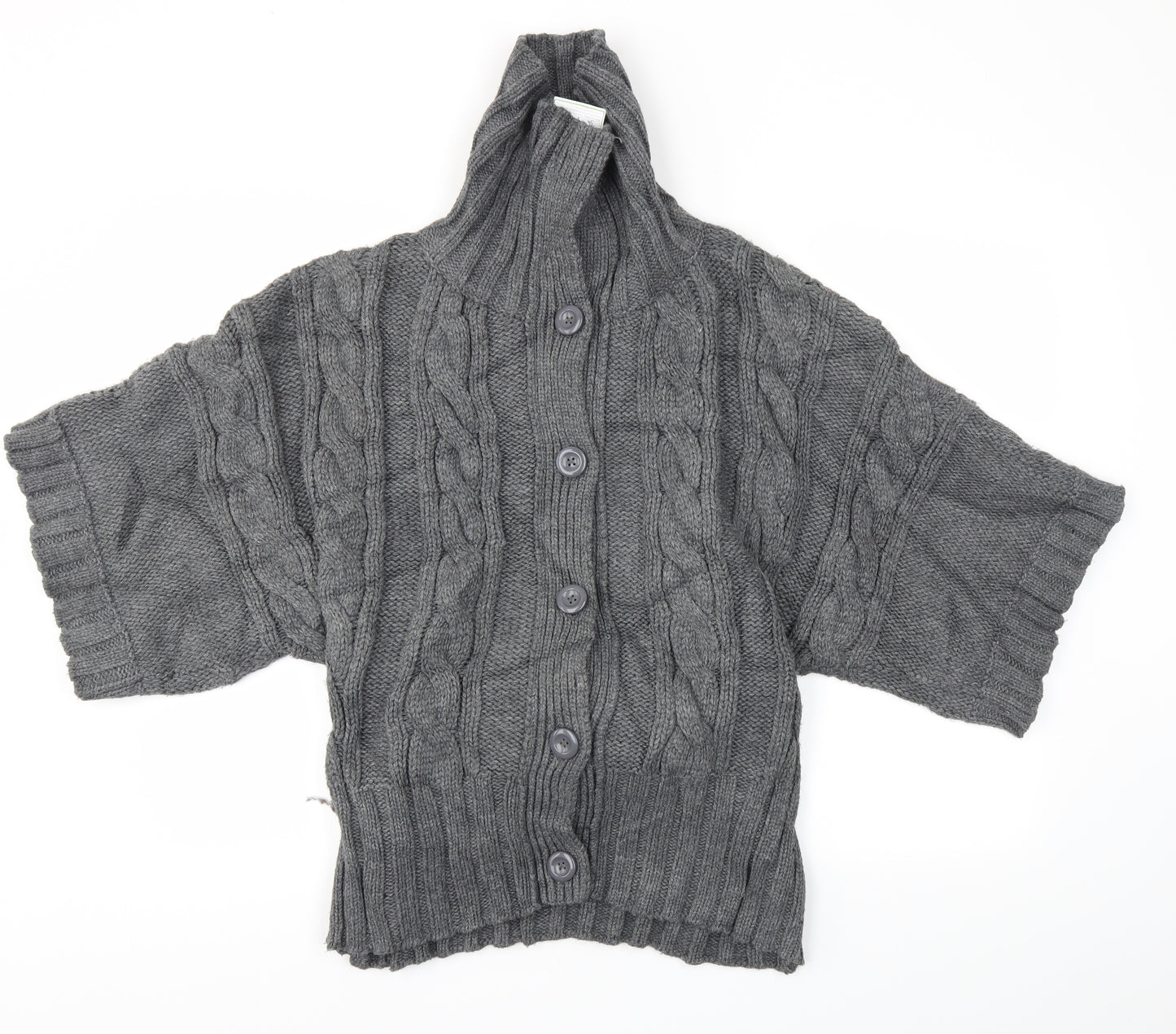 Oasis Womens Grey   Cardigan Jumper Size 16