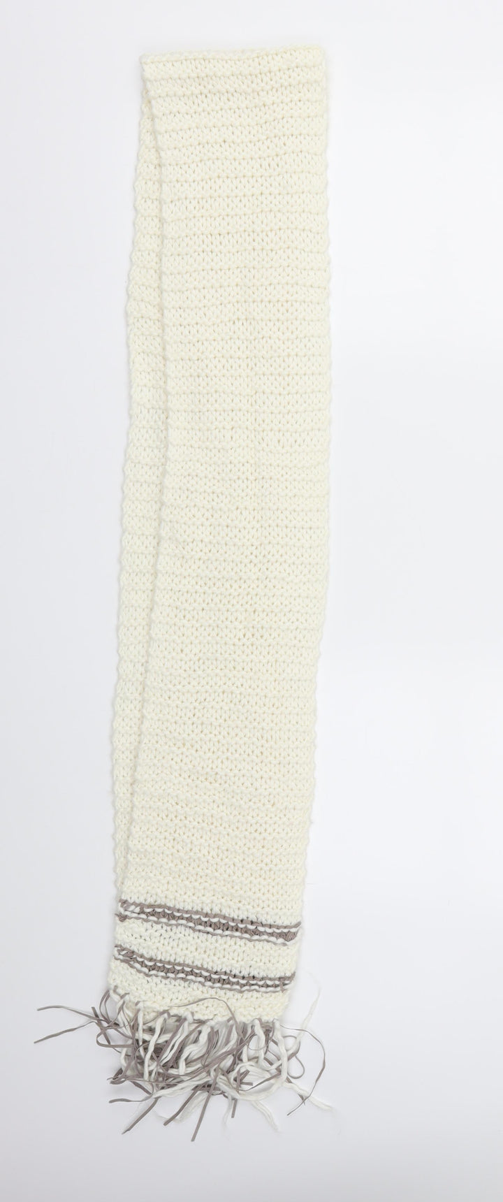 Preworn Womens Ivory    Scarf