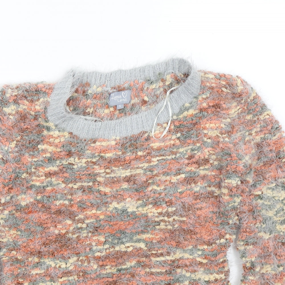 Little lovers Womens Multicoloured  Knit Pullover Jumper Size S