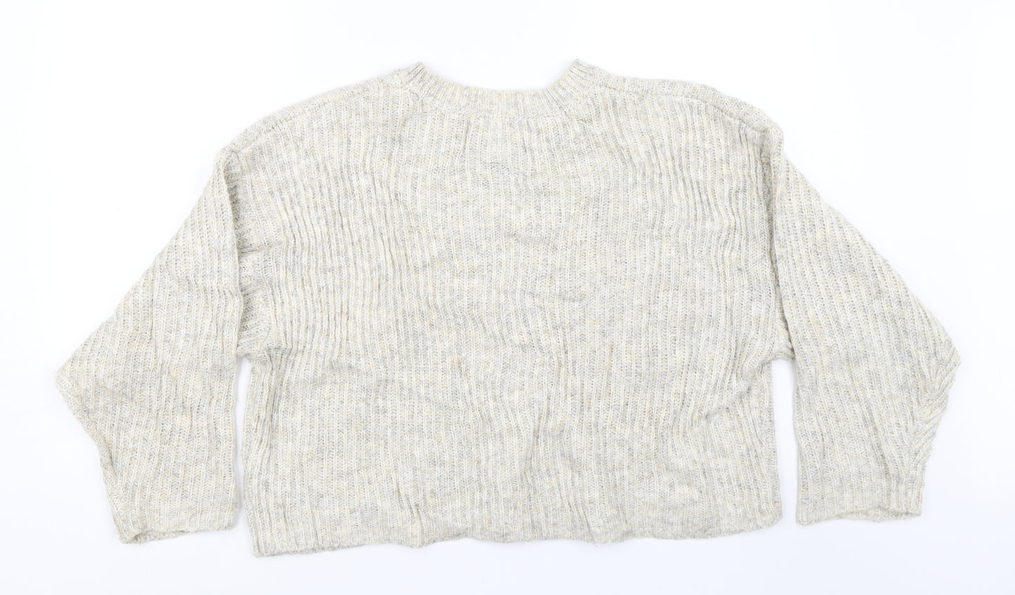 Topshop Womens Beige  Knit Pullover Jumper Size S