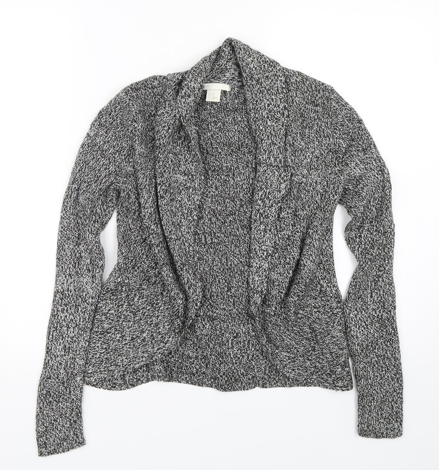 H&M Womens Black  Knit Cardigan Jumper Size XS