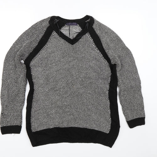 M&S Womens Grey  Knit Pullover Jumper Size 14
