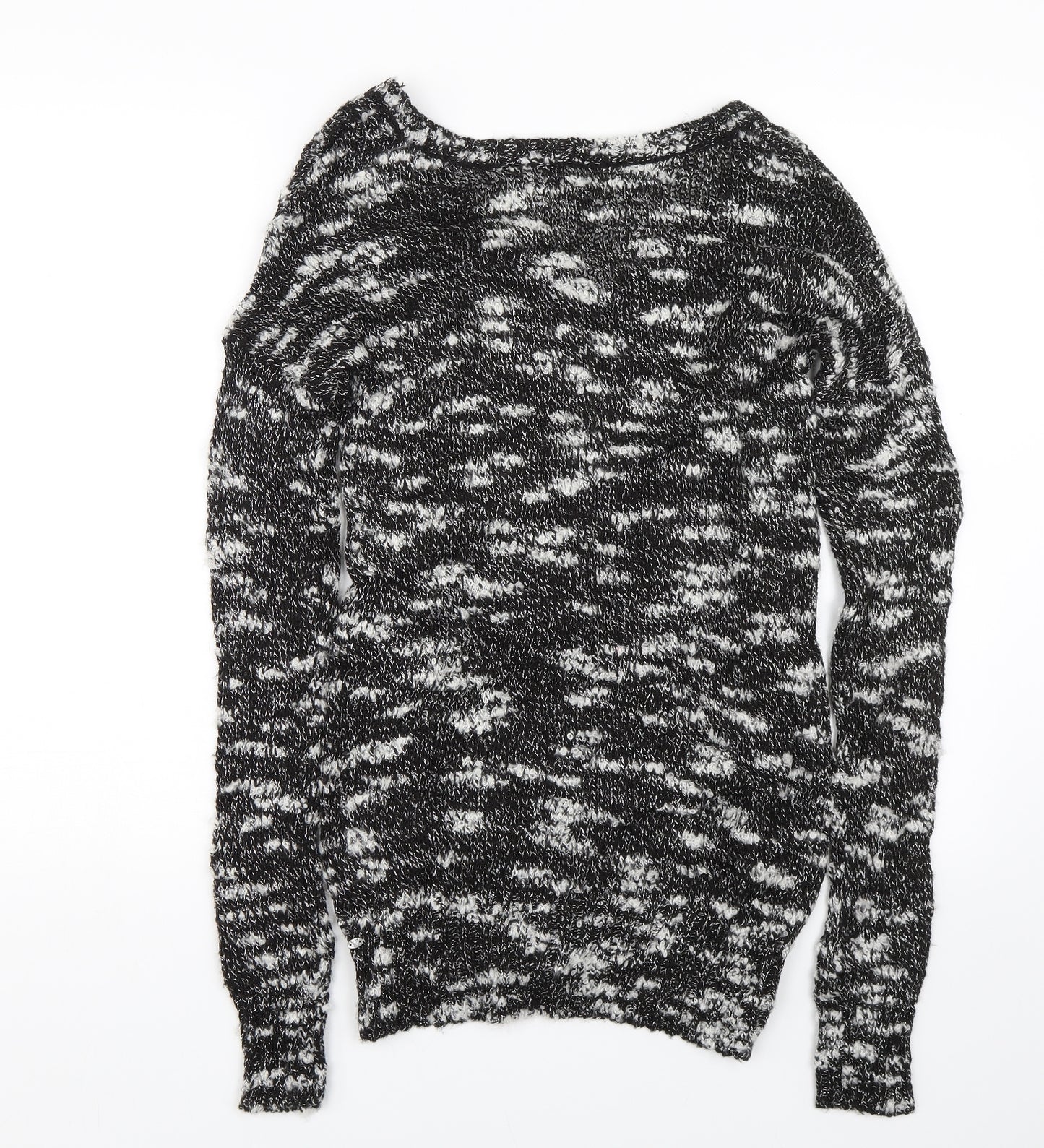 American Outfitters Womens Black  Knit Pullover Jumper Size S