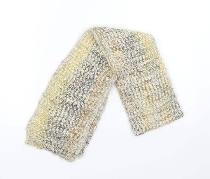 M&S Womens Yellow Knit Scarf