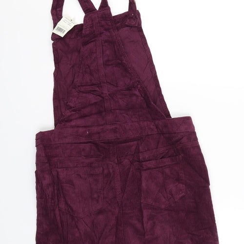 George Girls Purple  Corduroy Tank Dress  Size 13-14 Years
