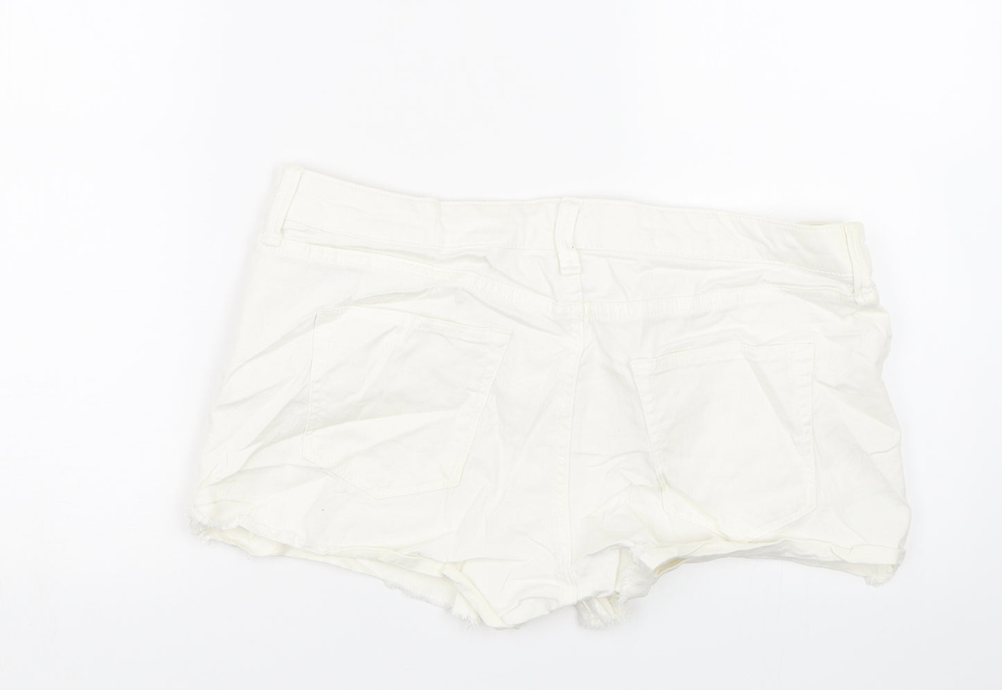 Gap Womens White  Denim Mom Shorts Size 30 - Summer