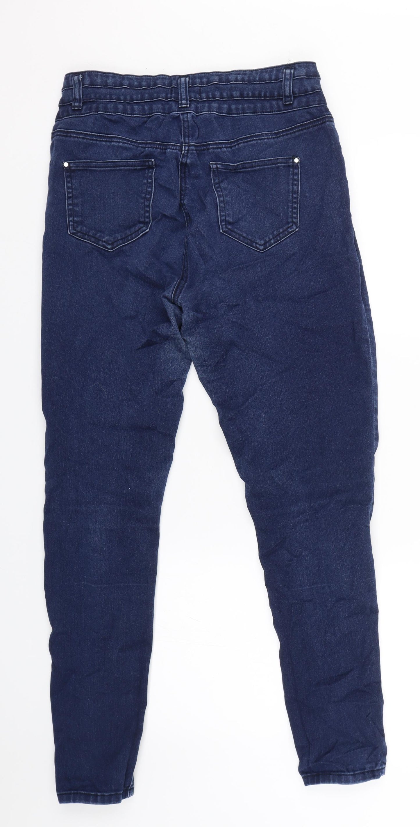 TU Womens Blue  Denim Skinny Jeans Size 14 L27 in
