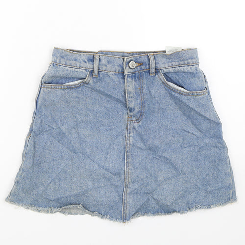 John California Womens Blue  Denim Skater Skirt Size S  - Summer