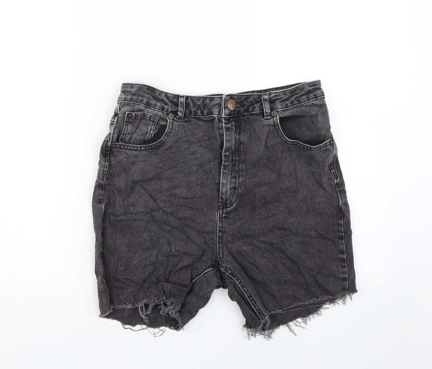 ASOS Mens Black  Denim Bermuda Shorts Size 32