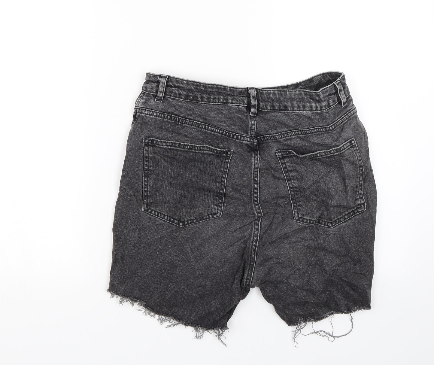 ASOS Mens Black  Denim Bermuda Shorts Size 32