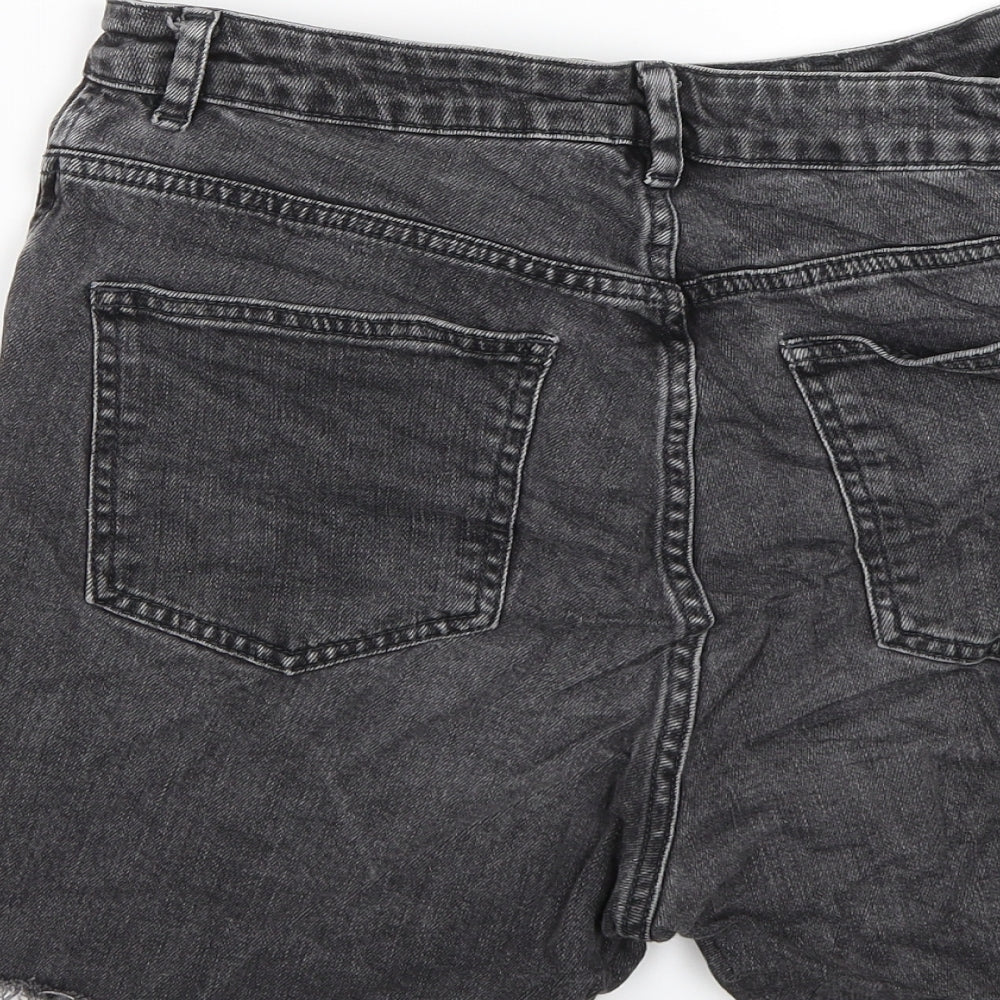 ASOS Mens Black  Denim Bermuda Shorts Size 32