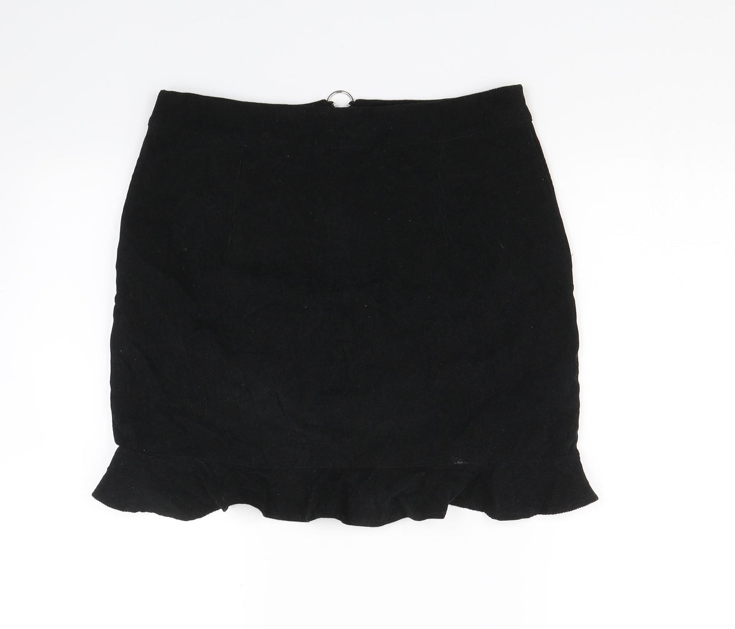 B. young Womens Black  Corduroy Straight & Pencil Skirt Size 10