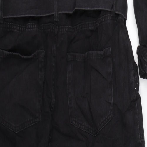 Primark Womens Black  Denim Jumpsuit One-Piece Size 20 L24 in