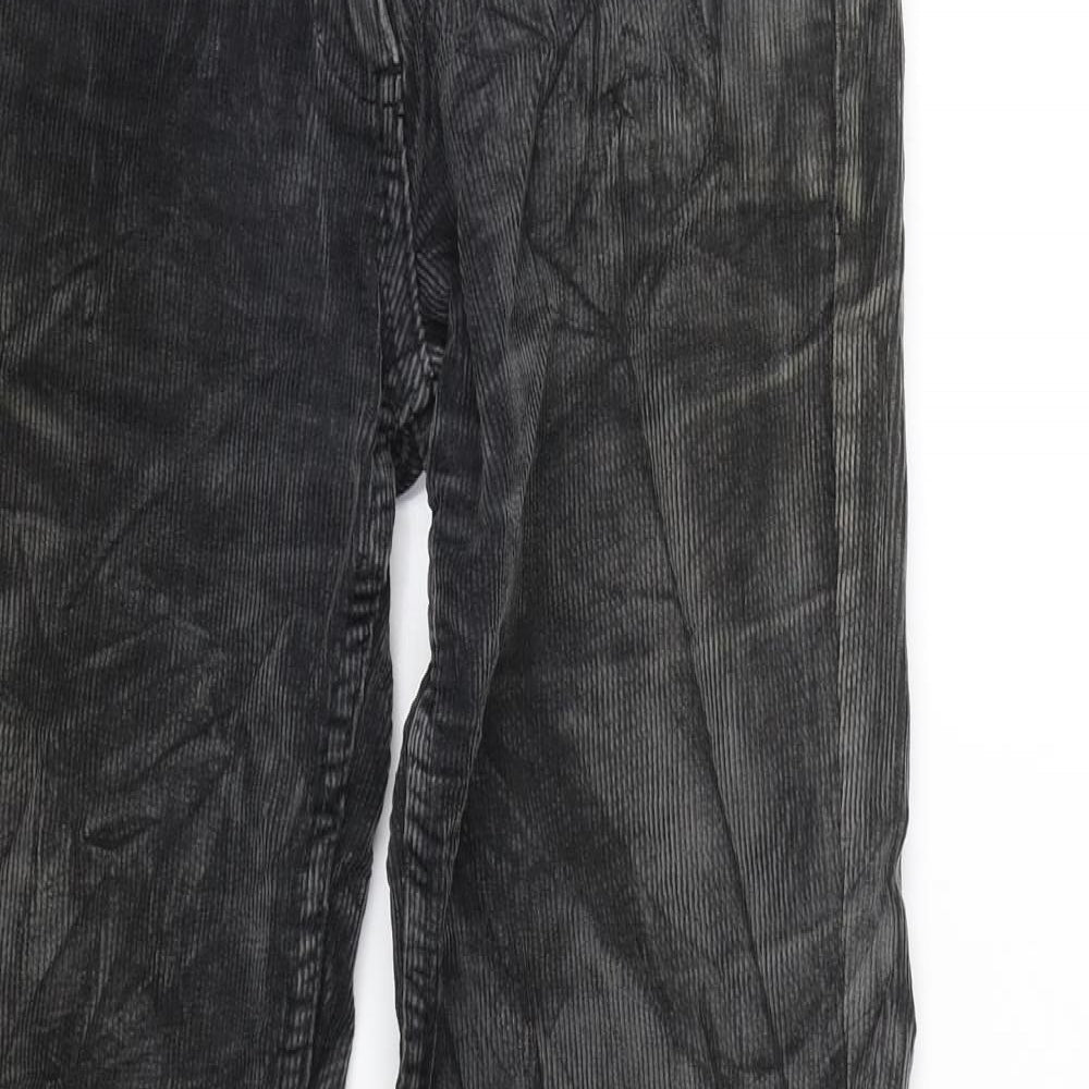 GreatPlains Womens Grey  Corduroy Trousers  Size 10 L27 in