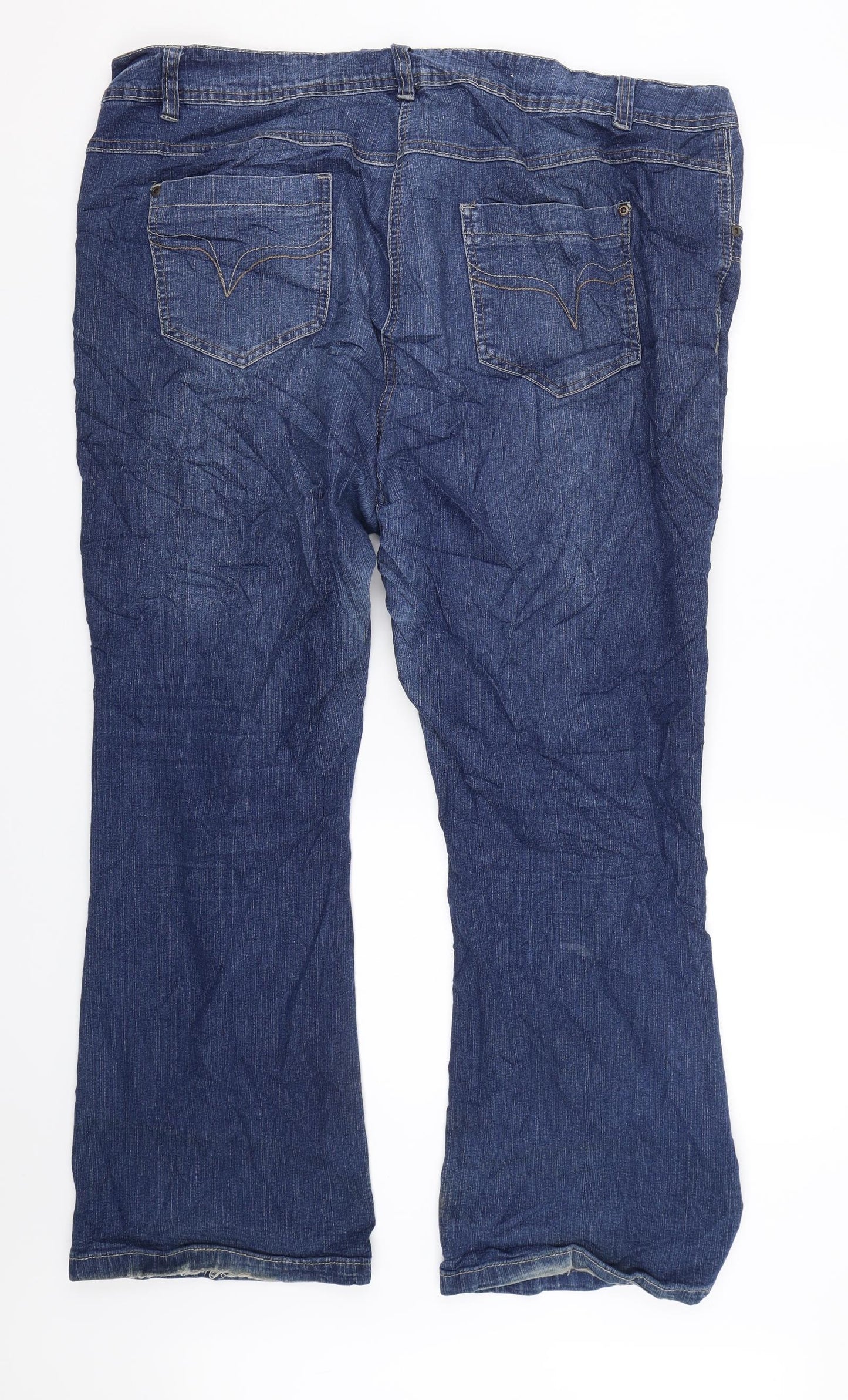Acadia Womens Blue  Denim Bootcut Jeans Size 24 L27.5 in