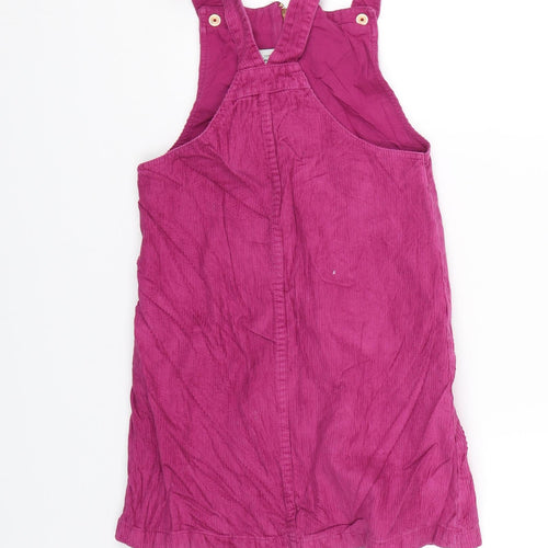TU Girls Purple  Corduroy Dungaree One-Piece Size 9 Years
