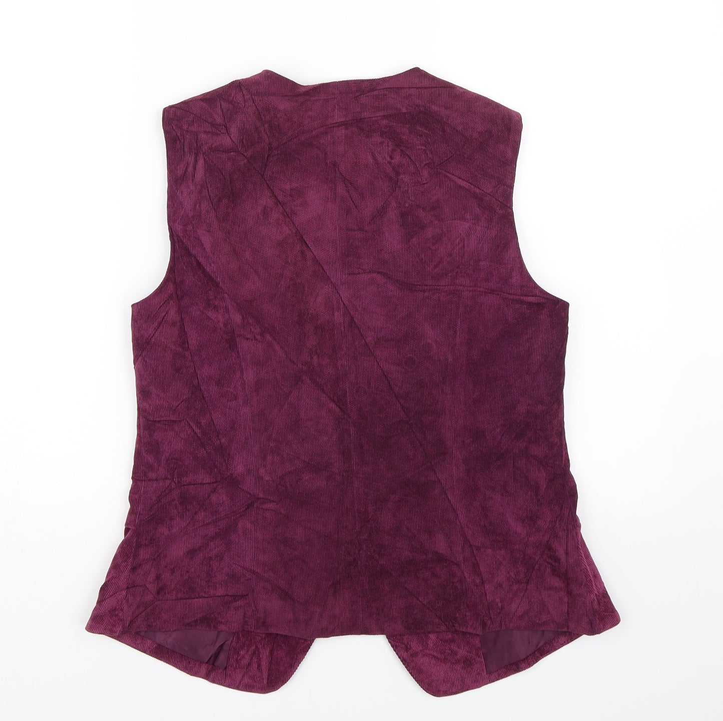 BPC Selection Womens Purple  Corduroy Jacket Suit Waistcoat Size 16