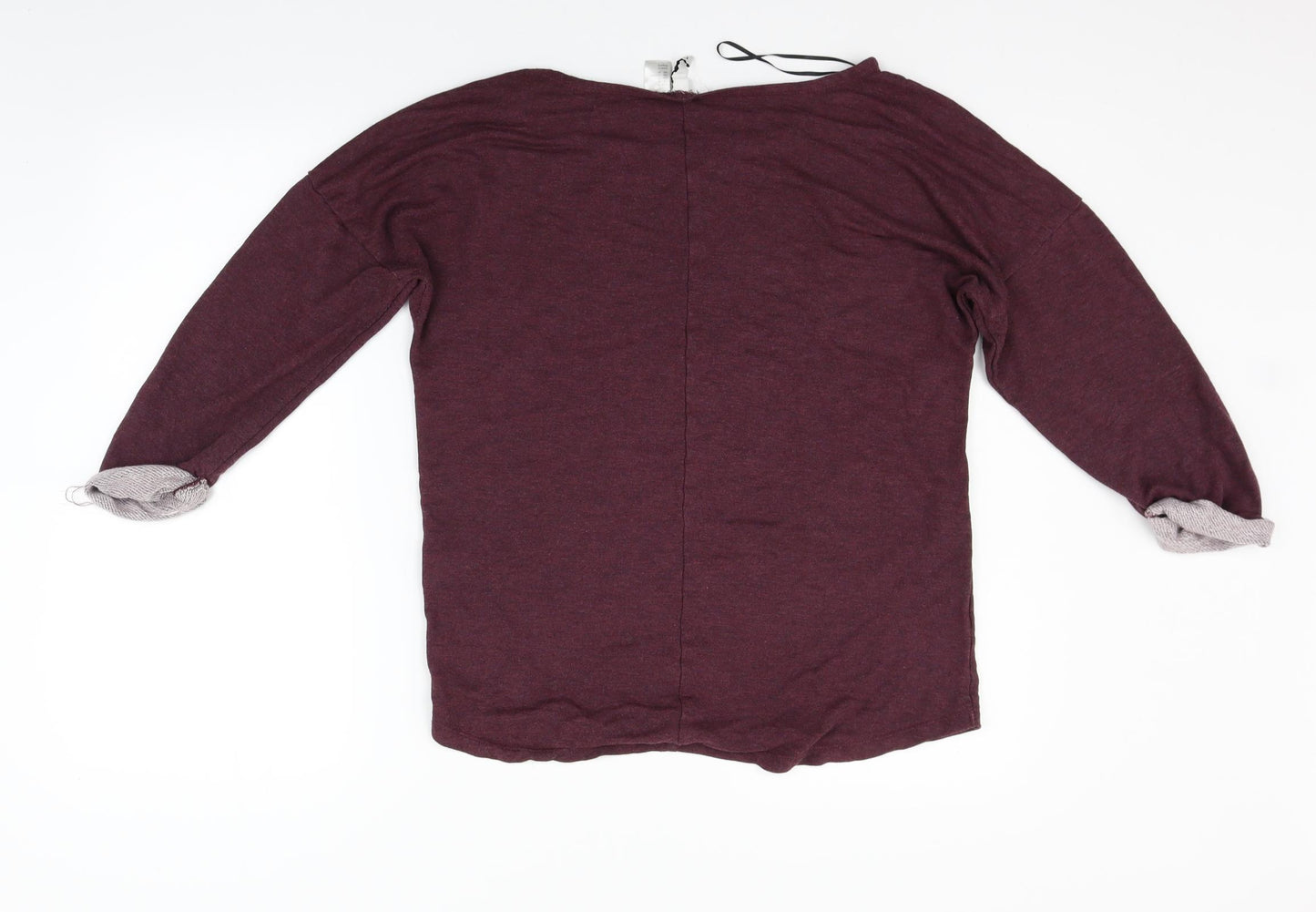 Divided Womens Purple   Pullover Jumper Size M