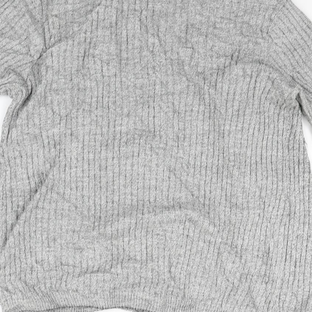 Cedar Wood State Womens Grey   Cardigan Jumper Size L