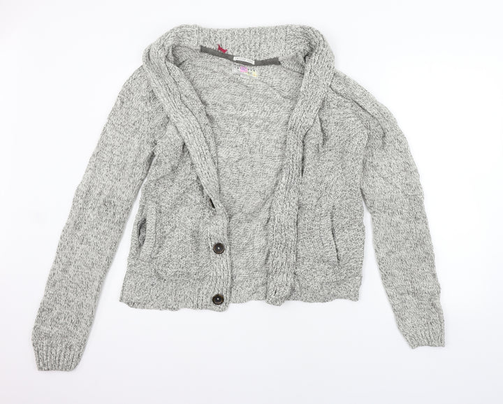 F&F Womens Grey Cardigan Jumper Size M