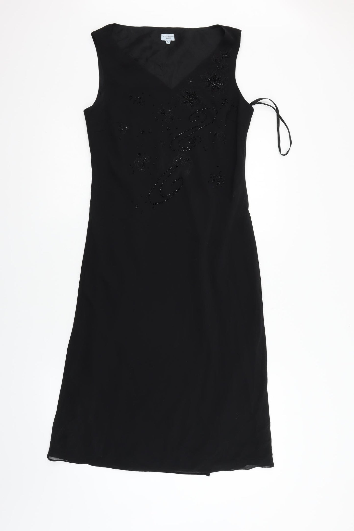 Anne Brooks Womens Black   A-Line  Size 12