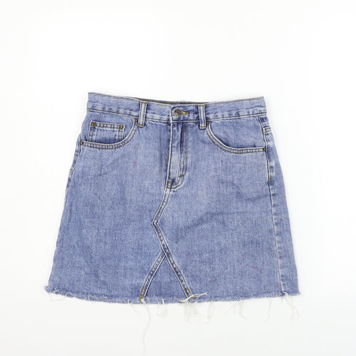 GLASSONS  Womens Blue   A-Line Skirt Size 10
