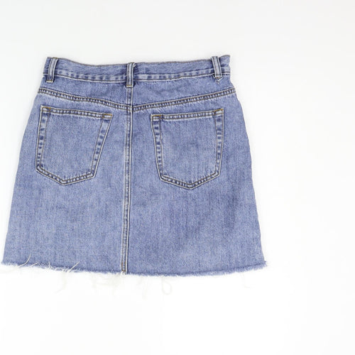 GLASSONS  Womens Blue   A-Line Skirt Size 10