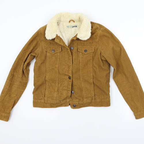 Topshop Womens Orange   Jacket Coat Size 8