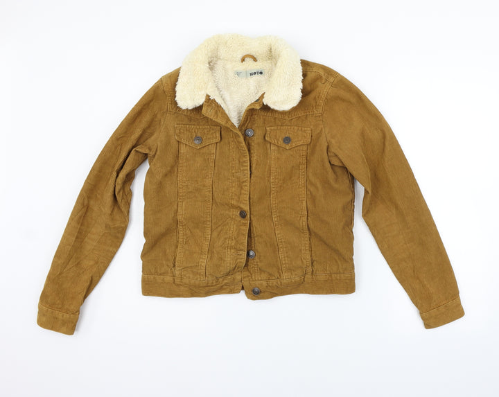 Topshop Womens Orange   Jacket Coat Size 8