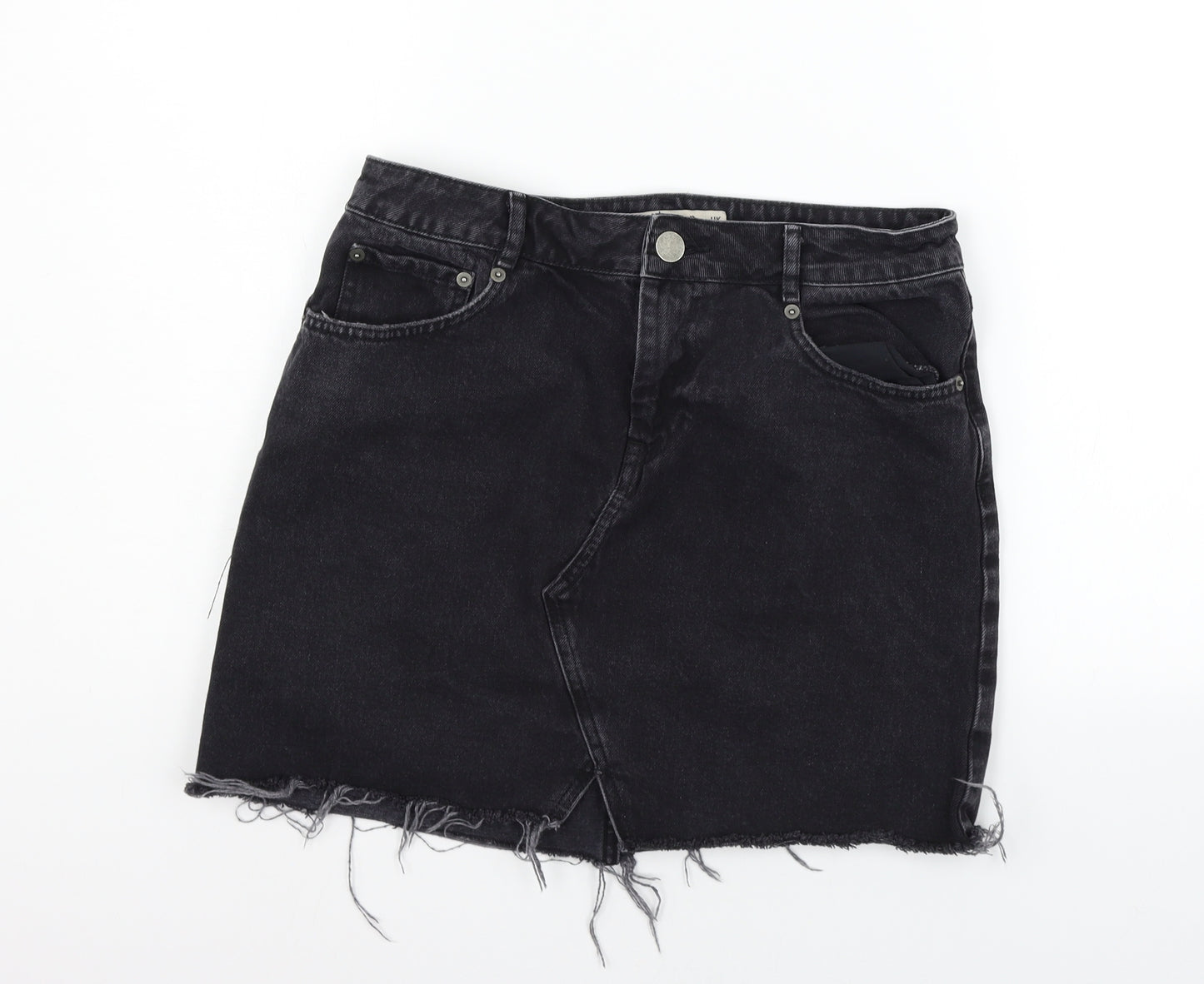 ASOS Womens Black   A-Line Skirt Size 12