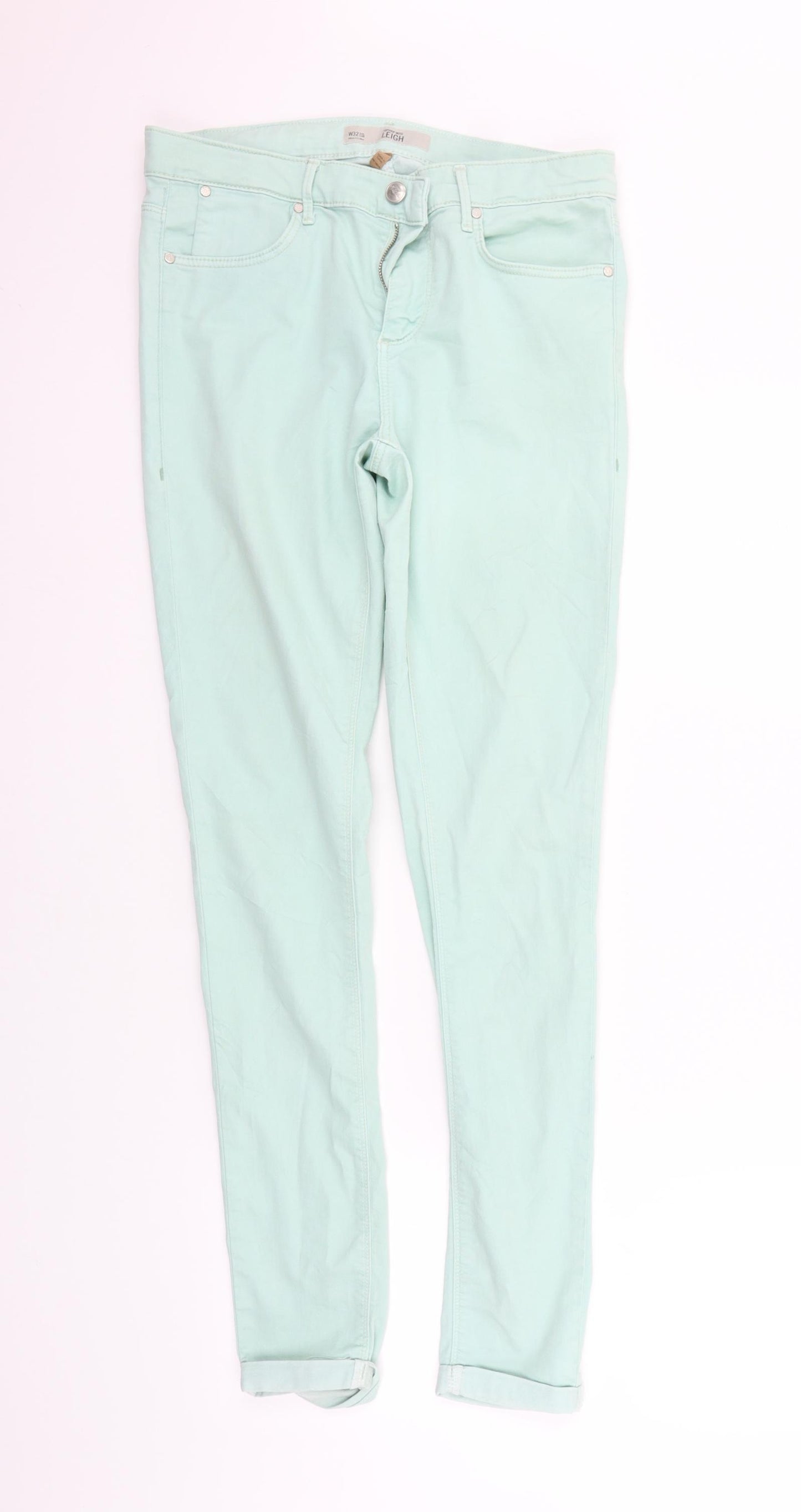 Topshop Womens Green   Trousers  Size 32 in L34 in