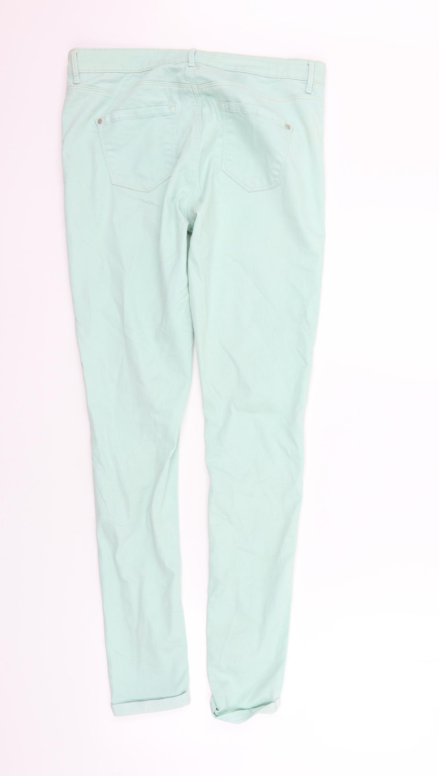 Topshop Womens Green   Trousers  Size 32 in L34 in