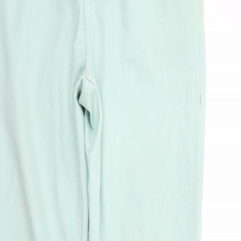Topshop Womens Green   Trousers  Size 32 in L34 in