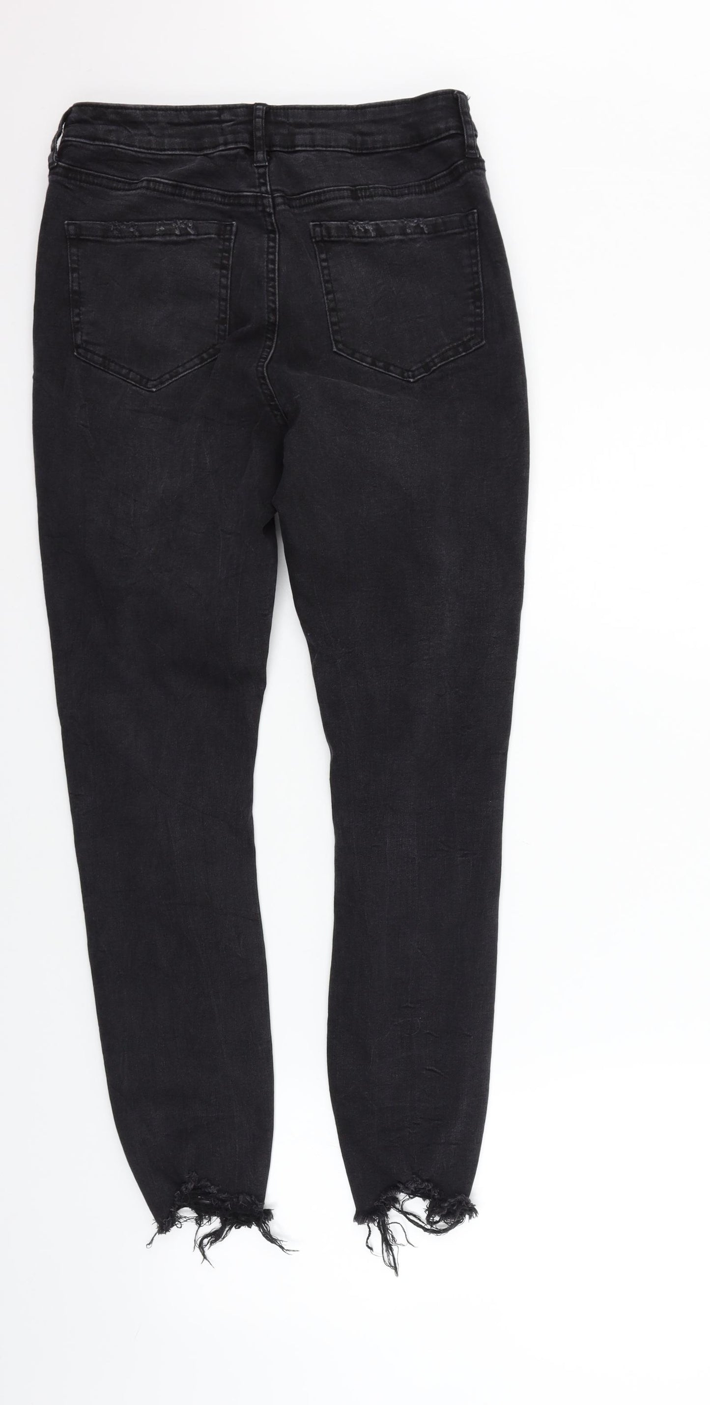 deniem & co Womens Black   Straight Jeans Size 12 L28 in
