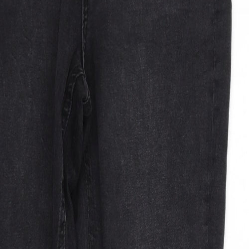 deniem & co Womens Black   Straight Jeans Size 12 L28 in
