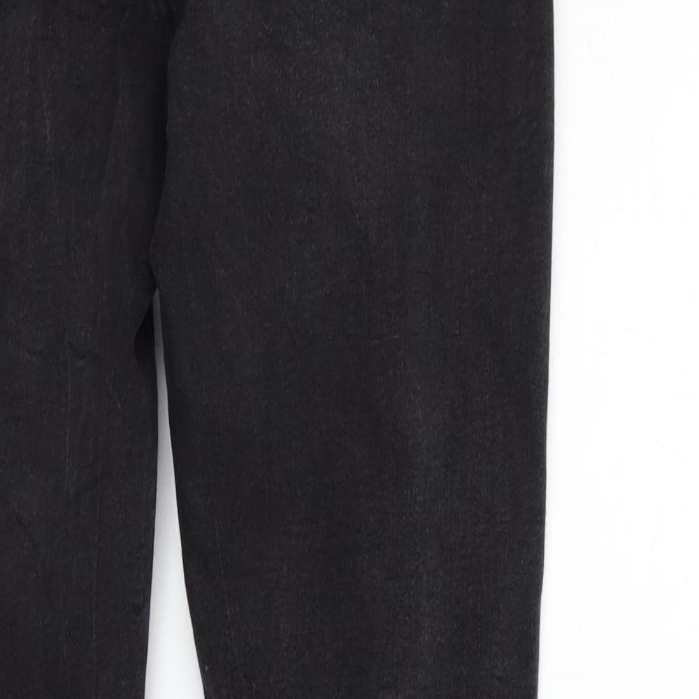 deniem & co Womens Black   Straight Jeans Size 12 L28 in