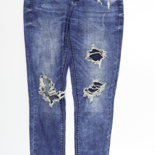 deniem & co Womens Blue   Straight Jeans Size 6 L28 in