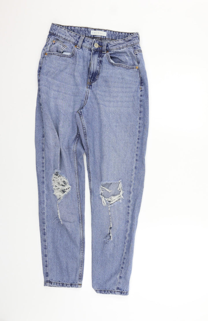 deniem co Womens Blue   Straight Jeans Size 8 L25 in