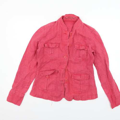 EVIE   Womens Pink   Jacket Coat Size 10