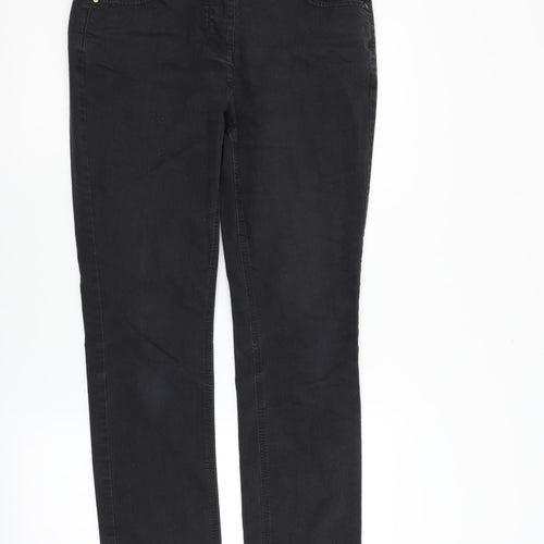Per Una Womens Black   Straight Jeans Size 12 L28 in