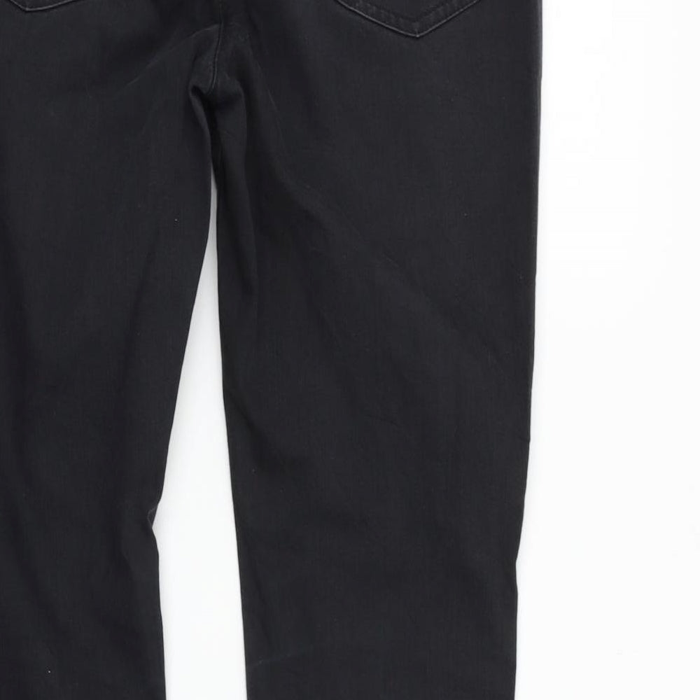 Per Una Womens Black   Straight Jeans Size 12 L28 in
