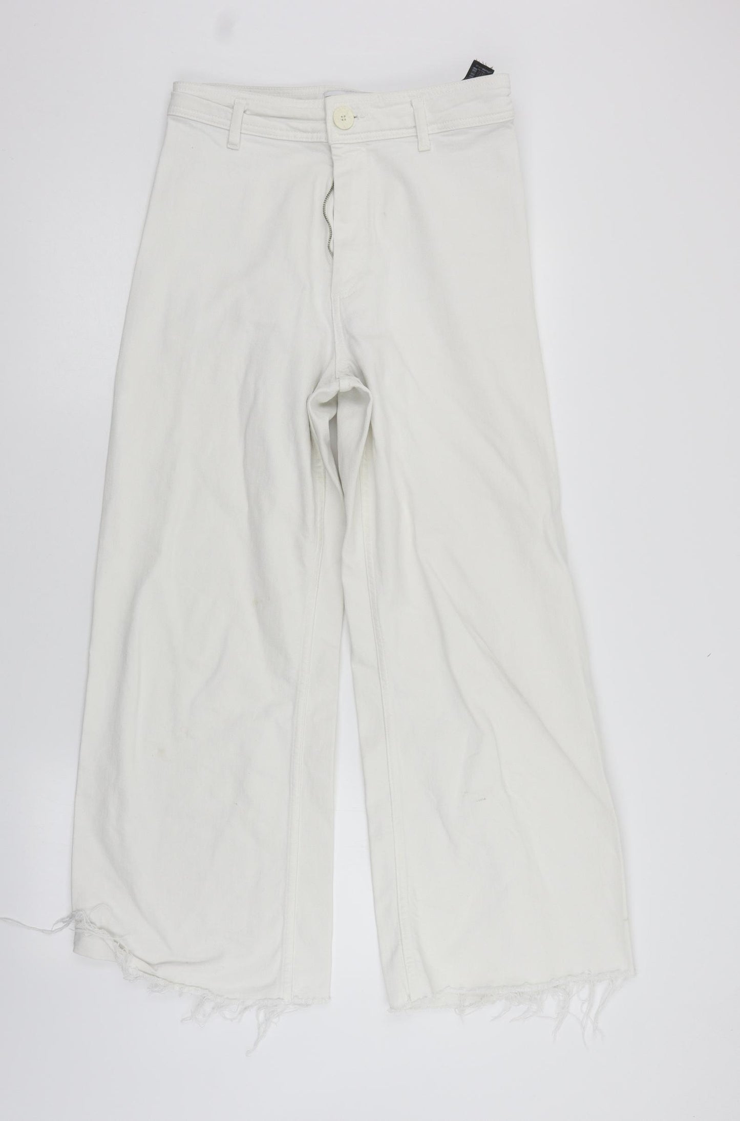 Zara Womens White   Straight Jeans Size 12 L27 in