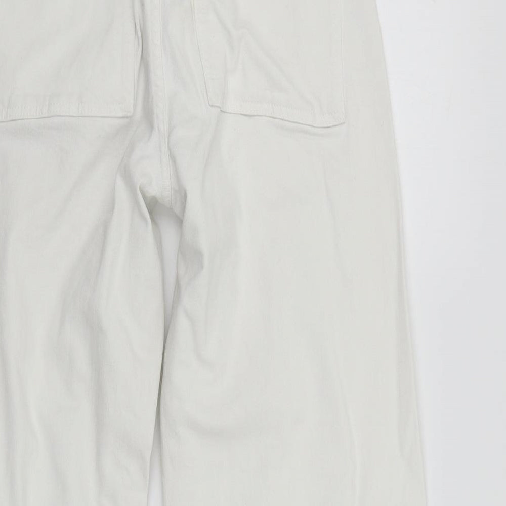 Zara Womens White   Straight Jeans Size 12 L27 in