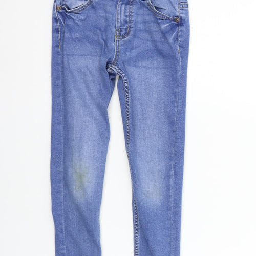 deniem & co Girls Blue   Straight Jeans Size 7-8 Years - washable marks