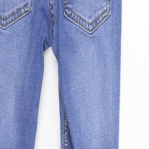 deniem & co Girls Blue   Straight Jeans Size 7-8 Years - washable marks