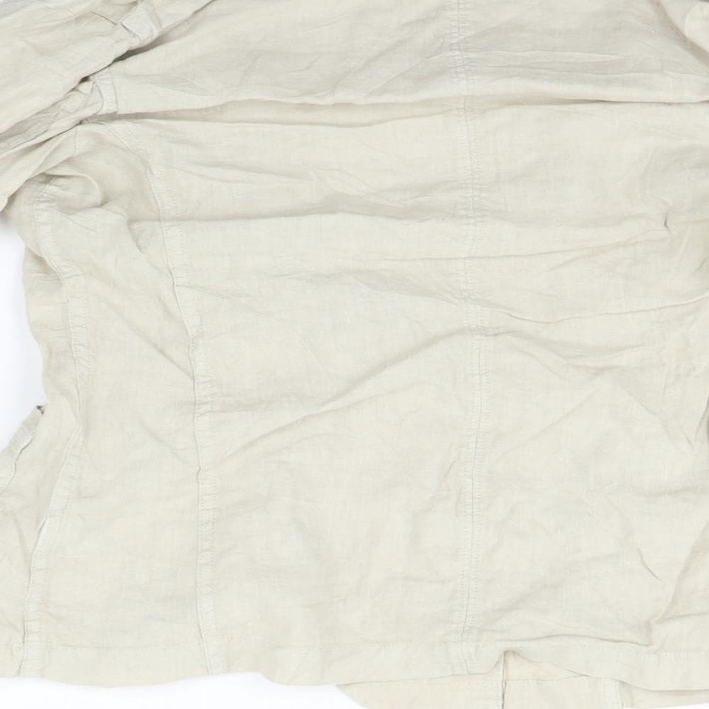 Per Una Womens Beige   Jacket Coat Size 10