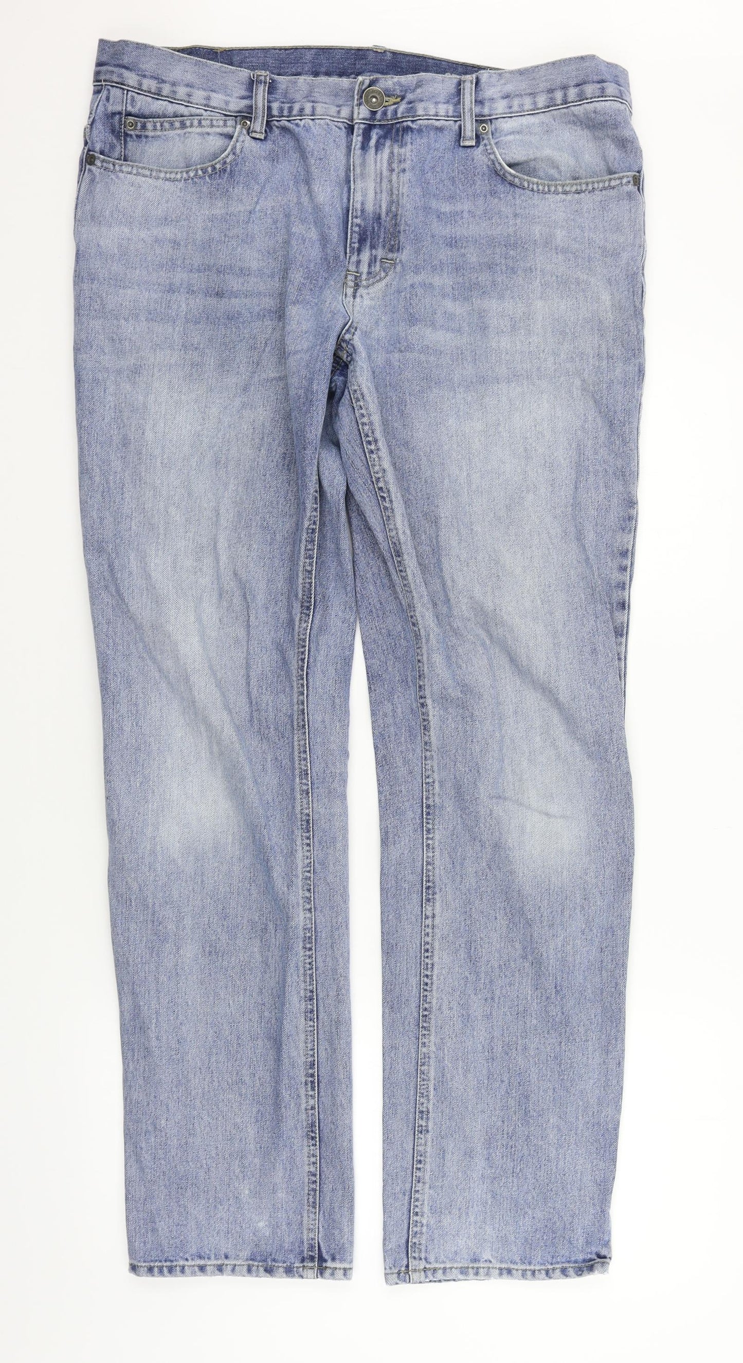 F&F Mens Blue   Straight Jeans Size 36 in L34 in