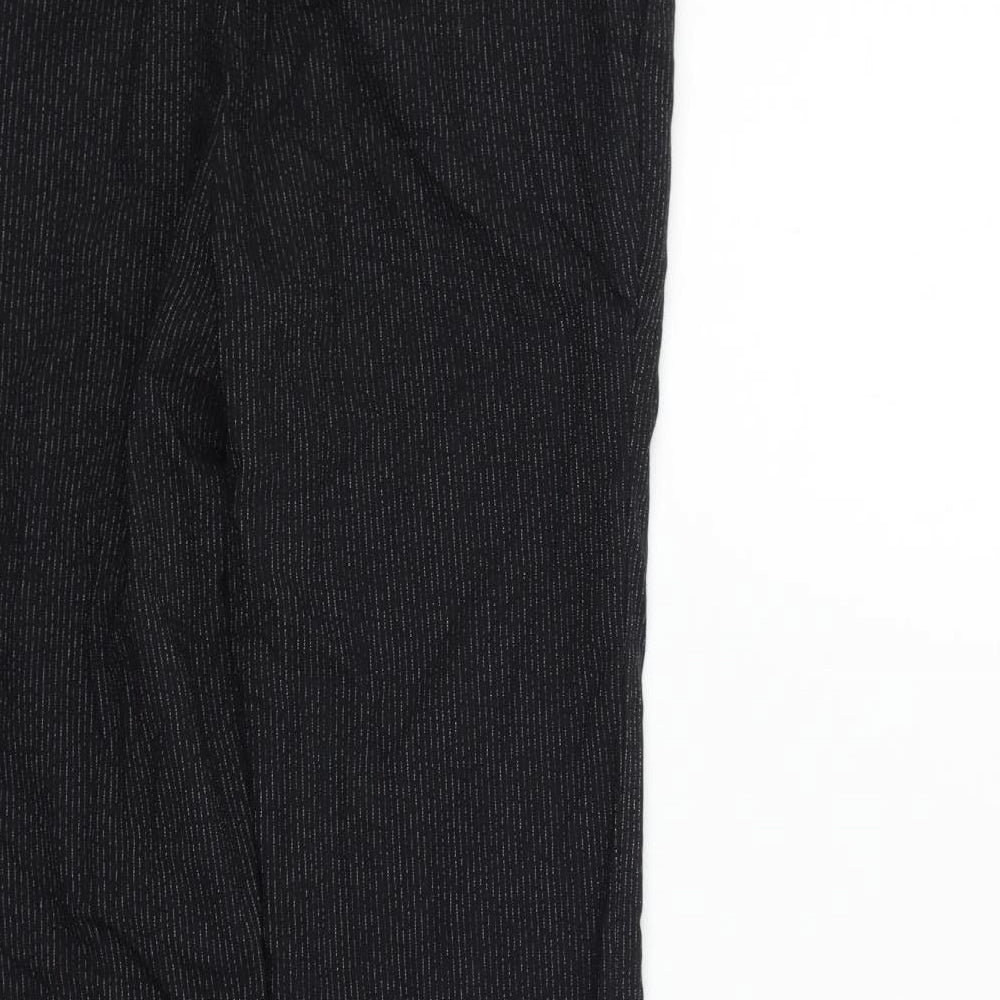 NEXT Womens Black   Trousers  Size 6 L26 in