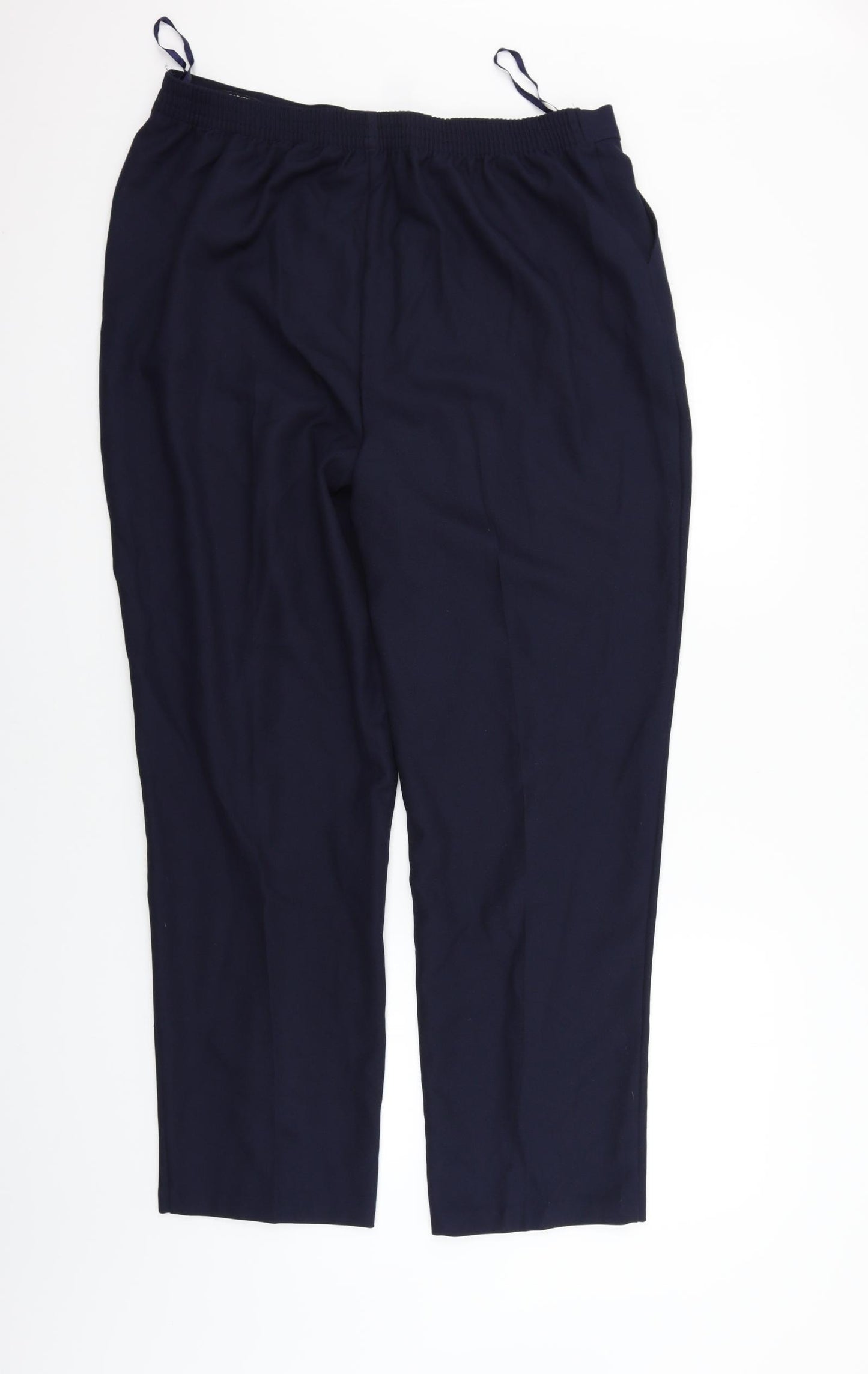 Papaya Womens Blue   Trousers  Size 16 L28 in
