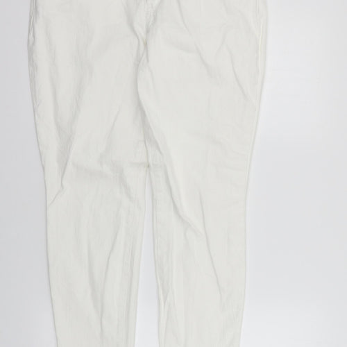 Costco Womens White   Straight Jeans Size 16 L27 in - washable marks